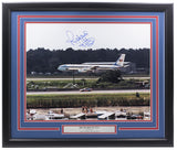 Richard Petty Signed Framed 16x20 Nascar Vs Jet Photo JSA