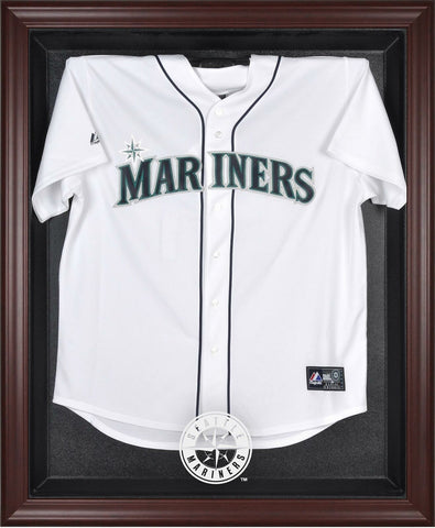 Mariners Mahogany Framed Logo Jersey Display Case - Fanatics Authentic