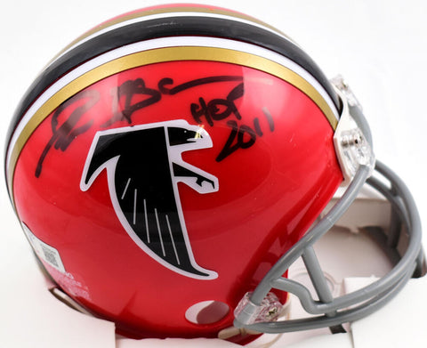 Deion Sanders Autographed Atlanta Falcons 66-69 Mini Helmet w/HOF-Beckett W Holo
