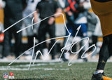 TJ Watt Autographed Pittsburgh Steelers 16x20 FP Dance Photo-Beckett W Hologram
