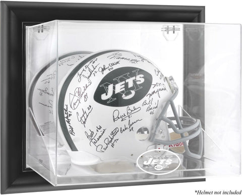 New York Jets Black Framed Wall- Helmet Display - Fanatics