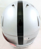 Richard Seymour Signed Raiders Authentic F/S Speed Helmet w/ Insc- Beckett W