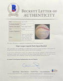 Negro League Legends Multi Signed Baseball 7 Signatures BAS LOA AA13294