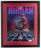 Michael Jordan Framed Bulls Out of This World 16x20 Basketball Photo
