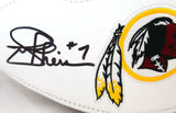 Joe Theismann Autographed Washington Logo Football w/83 MVP-Beckett W Hologram