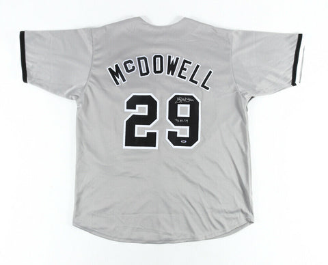 Jack McDowell Signed Chicago White Sox Jersey Inscribed "'93 AL CY" (RSA Holo)