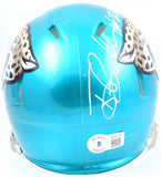 Tony Boselli Autographed Jaguars Flash Speed Mini Helmet w/HOF-Beckett W Holo