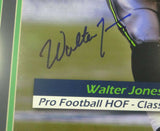 WALTER JONES AUTOGRAPHED SIGNED FRAMED 16X20 PHOTO SEAHAWKS MCS HOLO 99724