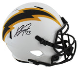 Chargers Keenan Allen Authentic Signed Lunar Full Size Speed Rep Helmet BAS Wit