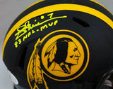 Joe Theismann Signed Washington Eclipse Speed Mini Helmet w/ 83 MVP - JSA Auth