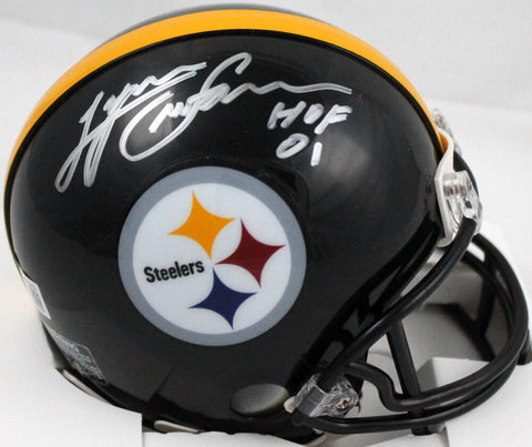 Lynn Swann Autographed Pittsburgh Steelers Mini Helmet w/HOF-Beckett W Hologram