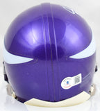 Justin Jefferson Autographed Minnesota Vikings 06-12 Mini Helmet-Beckett W Holo