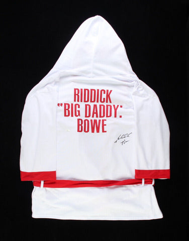 Riddick "Big Daddy" Bowe Signed Boxing Robe (JSA) Heavyweight Champ 1992 / 43-1