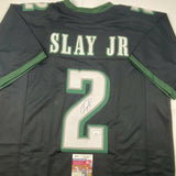 Autographed/Signed Darius Slay Jr. #2 Philadelphia Black Football Jersey JSA COA