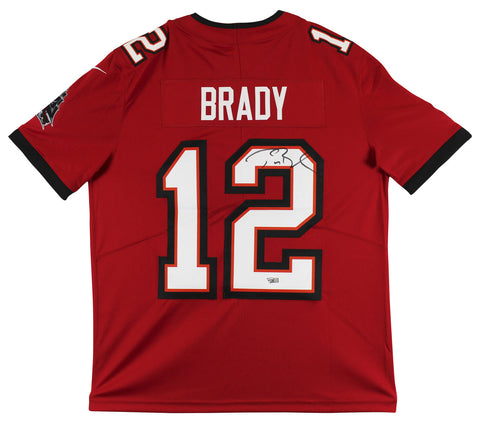 Buccaneers Tom Brady Authentic Signed Red Nike Elite Jersey Fanatics COA