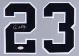 Don Mattingly Signed Yankees 35" x 43" Custom Framed Jersey (JSA) 6x All Star