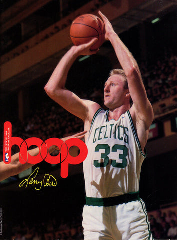 1992 Hoop Magazine Boston Celtics Larry Bird Cover 38268