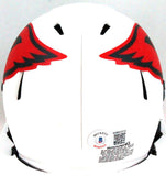 Kyler Murray Autographed Arizona Cardinals Lunar Mini Helmet *SIDE- Beckett W *R