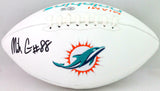 Mike Gesicki Autographed Miami Dolphins Logo Football- Beckett W *Black