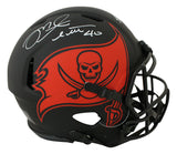 Mike Alstott Signed Tampa Bay Buccaneers Authentic Eclipse Helmet BAS 31197