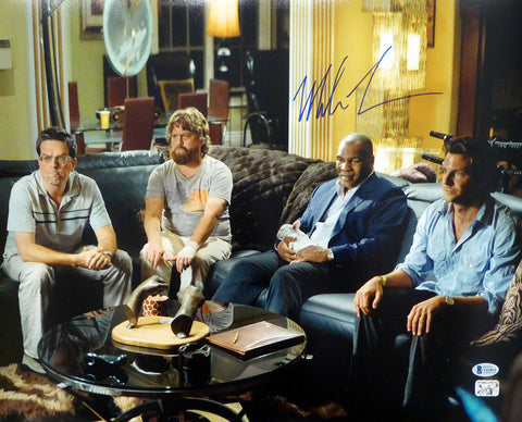 MIKE TYSON AUTHENTIC AUTOGRAPHED SIGNED 16X20 PHOTO THE HANGOVER BECKETT 180898