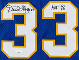 David Thompson Signed Denver Nuggets Jersey Inscribed "HOF 96" (JSA COA)