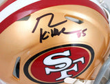 George Kittle Autographed San Francisco 49ers Speed Mini Helmet- Beckett W Holo