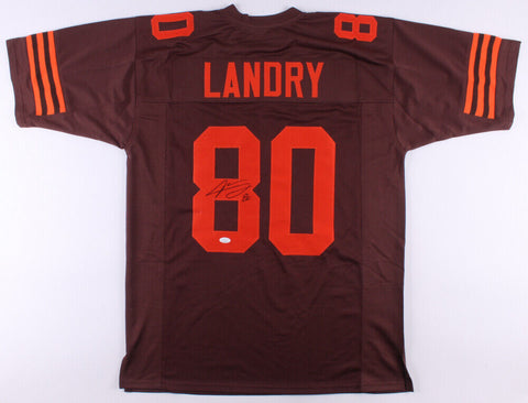 Jarvis Landry Signed Cleveland Browns Color Rush Jersey (JSA COA) 3xPro Bowl W.R