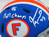 Jevon Kearse Autographed Florida Gators Speed Mini Helmet w/Insc.-Beckett W Holo