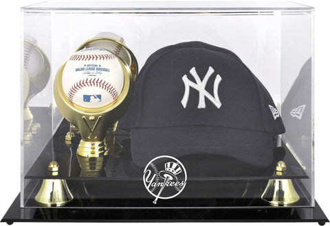 Yankees Acrylic Cap and Baseball Logo Display Case - Fanatics