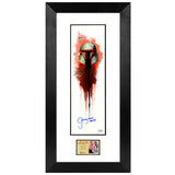 Jeremy Bulloch Autographed Star Wars Boba Fett 5.5x17 Framed Art Print