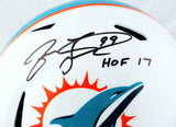 Jason Taylor Signed F/S Miami Dolphins Speed Helmet w/ HOF - JSA W Auth *Black