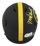 Steelers Mel Blount Authentic Signed Eclipse Speed Mini Helmet BAS Witnessed