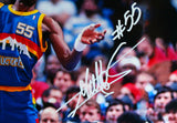 Dikembe Mutombo Autographed Denver Nuggets 16x20 Close Up Photo-Beckett W Holo
