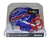 Cole Beasley Autographed/Signed Buffalo Bills Flash Mini Helmet Beckett 39128