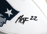 Richard Seymour Signed New England Patriots Logo Football w/HOF-Beckett W Holo