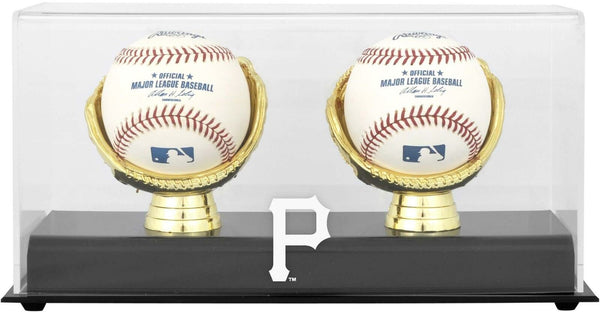 Pittsburgh Pirates (2014-Present) Gold Glove Double Baseball Logo Display Case