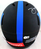 Daniel Jones Autographed F/S NY Giants Authentic Eclipse Helmet- Beckett W