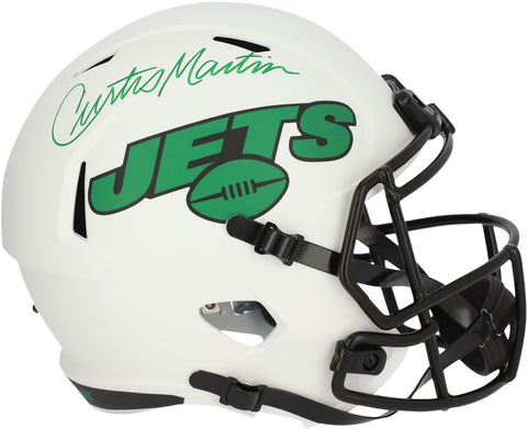 Curtis Martin NY Jets Signed Lunar Eclipse Alternate Replica Helmet - Fanatics