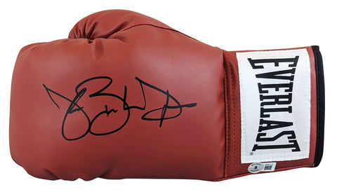 Buster Douglas Authentic Signed Red Everlast Boxing Glove BAS Witnessed
