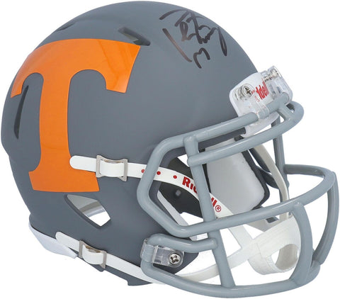 Peyton Manning Tennessee Volunteers Signed Riddell AMP Speed Mini Helmet