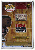 Magic Johnson "92 Gold" Signed 10" USA Basketball #125 Funko Pop Figure BAS 2