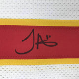 FRAMED Autographed/Signed TYREEK HILL 33x42 Kansas City White Jersey JSA COA