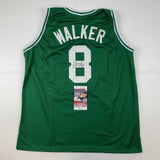 Autographed/Signed Antoine Walker Boston Green Basketball Jersey JSA COA