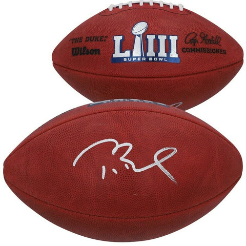 TOM BRADY Autographed Buccaneers Super Bowl LIII Authentic Football FANATICS