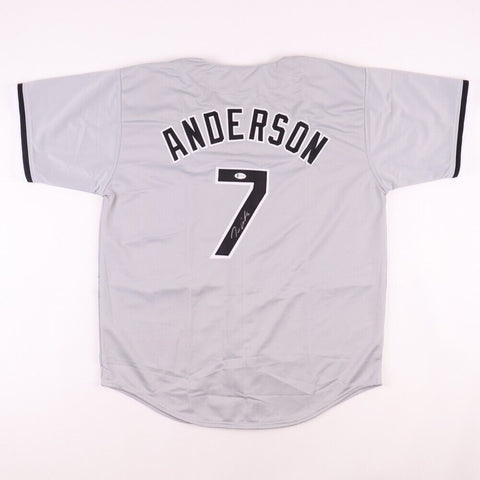 Tim Anderson Signed Chicago White Sox Jersey (Beckett) 2019 AL Batting Champ SS