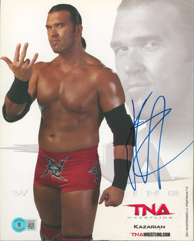 Kazarian Authentic Signed 8x10 TNA Wrestling Promotional Photo BAS #BG90787