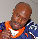 Terrell Davis Signed Denver Broncos Full Size Helmet Inscrbd "HOF 17" (JSA COA)