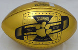Deshaun Watson Autographed Gold Clemson Champ Football (Smudged) Beckett I41472