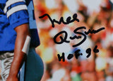 Mel Renfro Signed Dallas Cowboys 8x10 PF On Field Photo w/HOF - Beckett W Auth